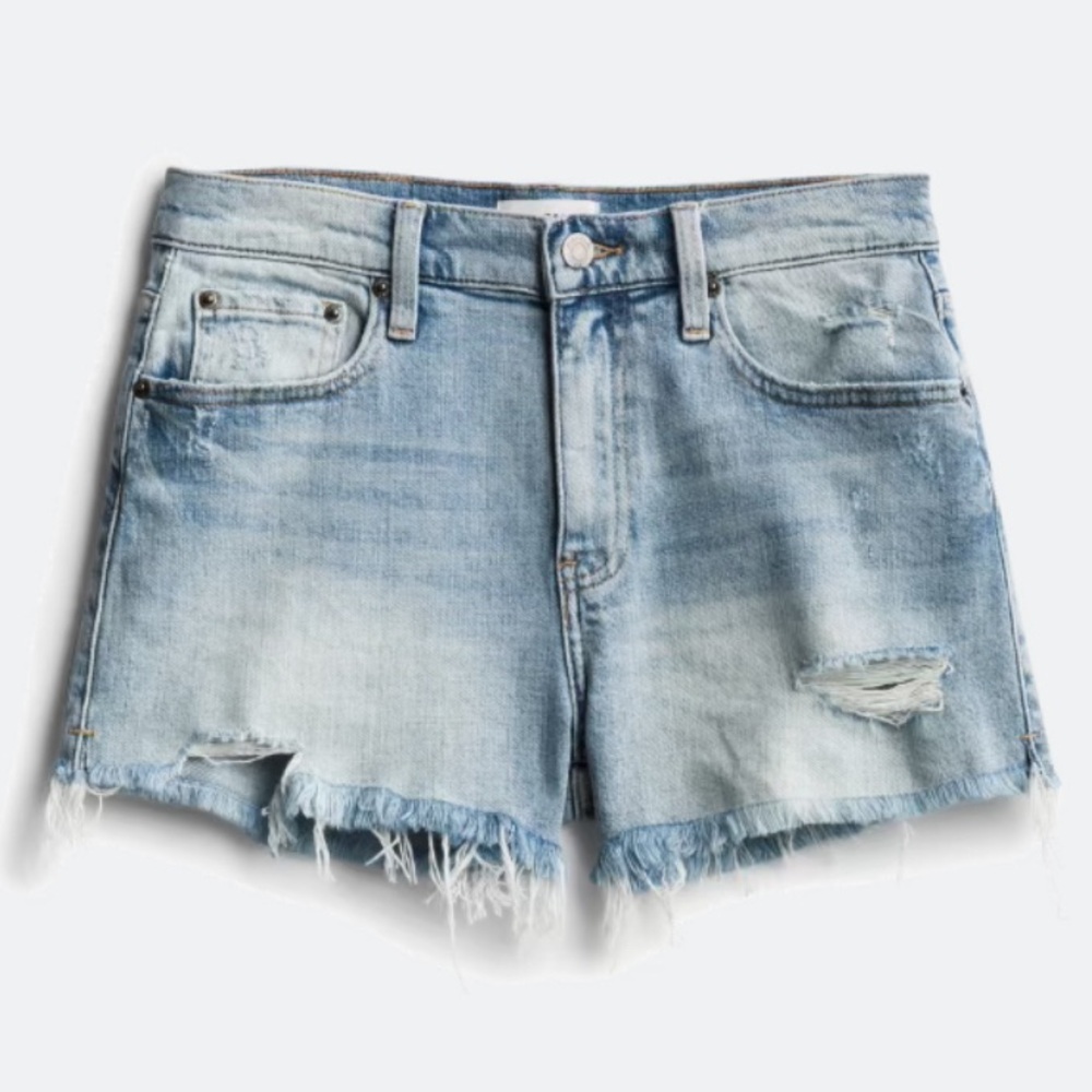 Pistola high rise frayed size 6 shorts, 3in inseam